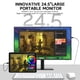 thumbnail image 5 of Monitor portátil LUMIPIX 24,5" 2K 165 Hz IPS USB-C HDMI, 5 of 8
