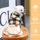 thumbnail image 4 of Abrigo de invierno acogedor para perros, chaqueta cortavientos para perros, estilo británico, a cuadros, para clima frío., 4 of 5