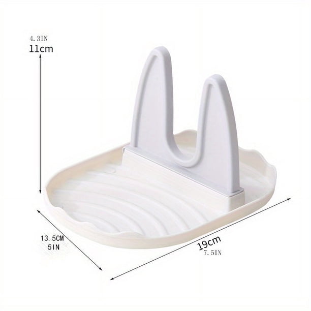 1pc Kitchen Pot Lid Holder, Multifunctional Storage Rack, Pot Lid Stand Drain