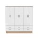 thumbnail image 1 of Clóset Maipo 6 Puertas Olmo Blanco, 1 of 4