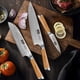 thumbnail image 5 of Juego de cuchillos HOSHANHO Damascus de 3 piezas: Chef de 20 cm, Santoku de 18 cm, 5 of 7