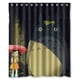 thumbnail image 1 of Cortina de ducha de Mi vecino Totoro, juego de cortinas de baño con ganchos, tamaño 60 x 72 pulgadas, 1 of 3