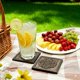 thumbnail image 2 of Absorbente de madera hecho a mano con soporte, 4 unidades, de Coasters Store Indya, 2 of 2