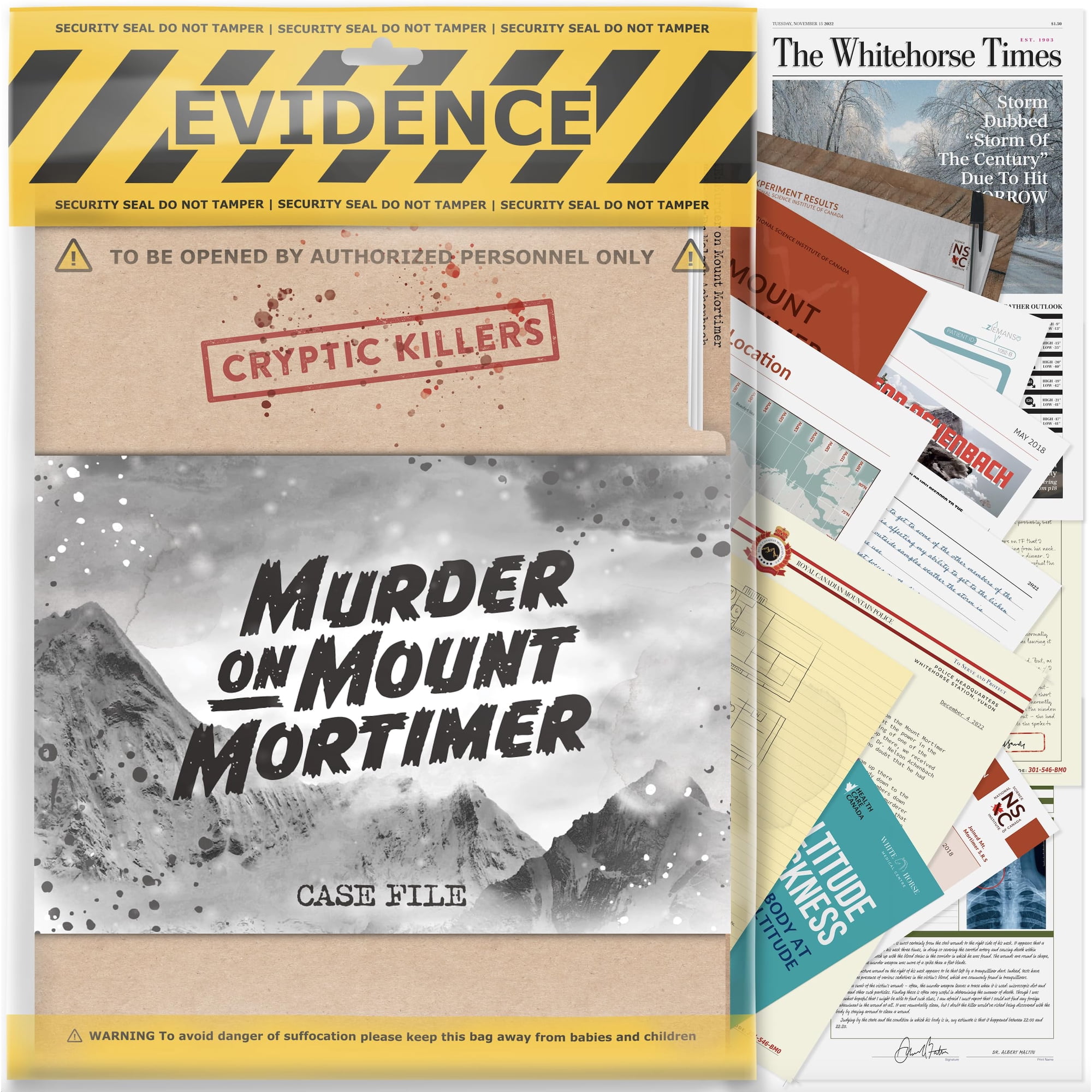 Archivos De Casos Sin Resolver Del Juego Murder Mystery Cryptic Killers