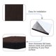 thumbnail image 5 of 36 piezas de almohadillas de fieltro para muebles cuadradas de 3/4" protector de piso para patas de sillas de escritorio, 5 of 7