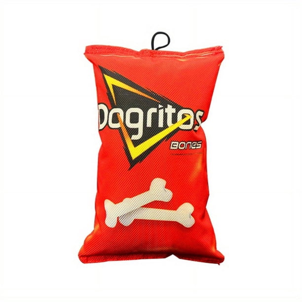 Multi-color Dog Toys Chip Pattern Of Oxford Cloth Food Toy For Small & Medium Dog Fetch Anti Anxiety