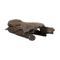 Magideal - Escondite De Pecera, Tronco Hueco De Resina, Tronco De Hueco, Decoración De Pecera De Acuario Para Anfibios, Reptiles, Peces, Lagartos Pequeños L
