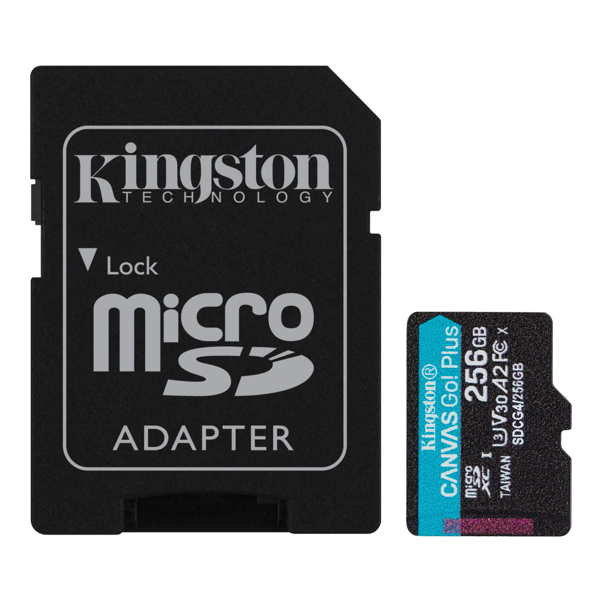 Kingston - Sdcg4/256gb Microsdxc Canvas Go Plus Gen4 200mb/s A2 U3 V30