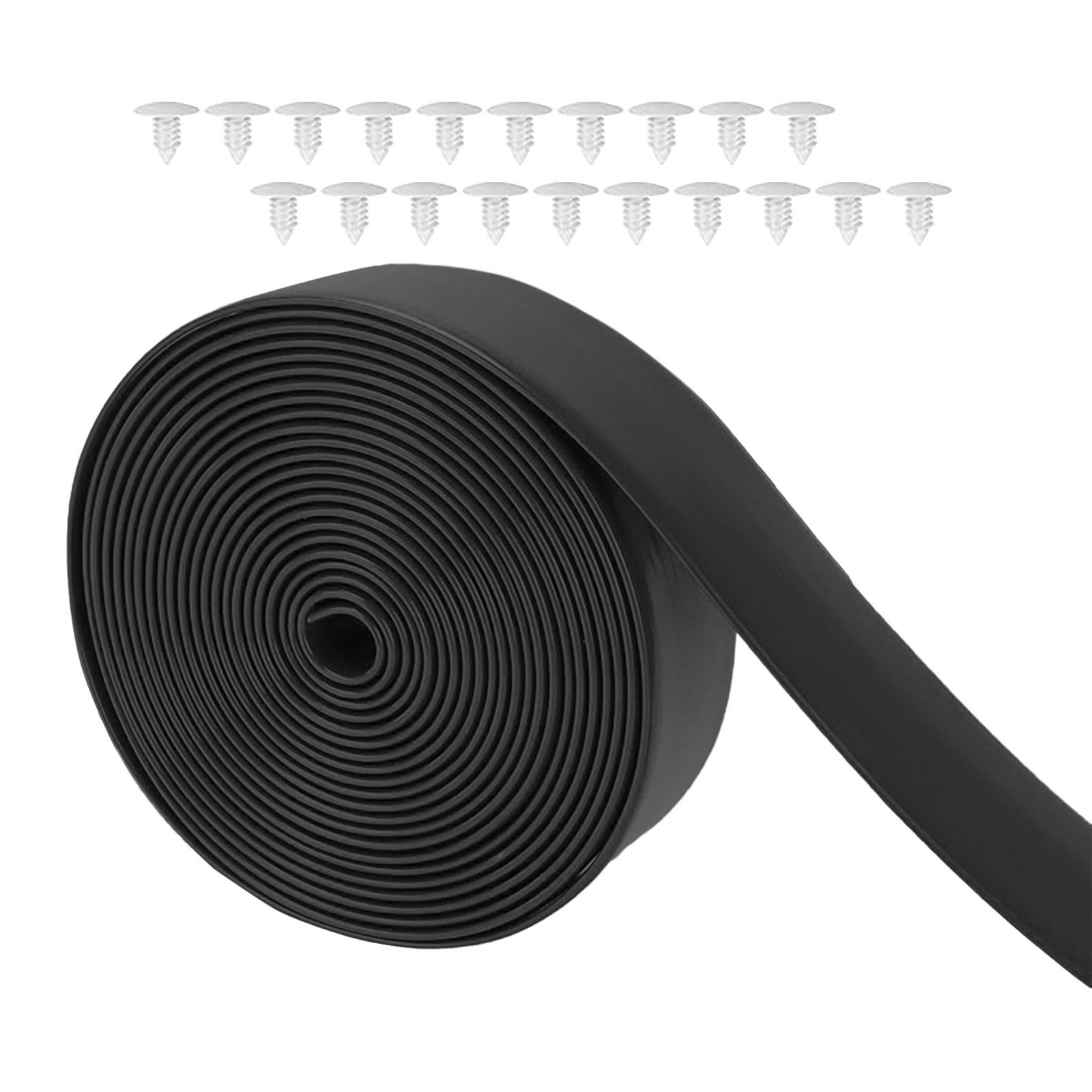 Magideal - Correa De Vinilo Para Silla, Correas De Repuesto Para Muebles De Jardín Y Patio, Pvc, Fácil De Instalar, Correas De Reparación De Sillas De Césped Diy Negro