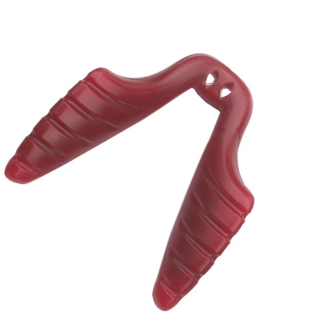 Almohadilla nasal para anteojos Suave con orificios dobles Fácil de instalar Anteojos Almohadilla nasal Cómoda Almohadilla de silicona antideslizante , Rojo Otro