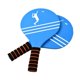 thumbnail image 2 of Juego De 2 Palas De Bádminton Para Ni?os, Juego De Volantes De Bádminton Para Playa, Gimnasio, Estilo Exterior A, 2 of 5
