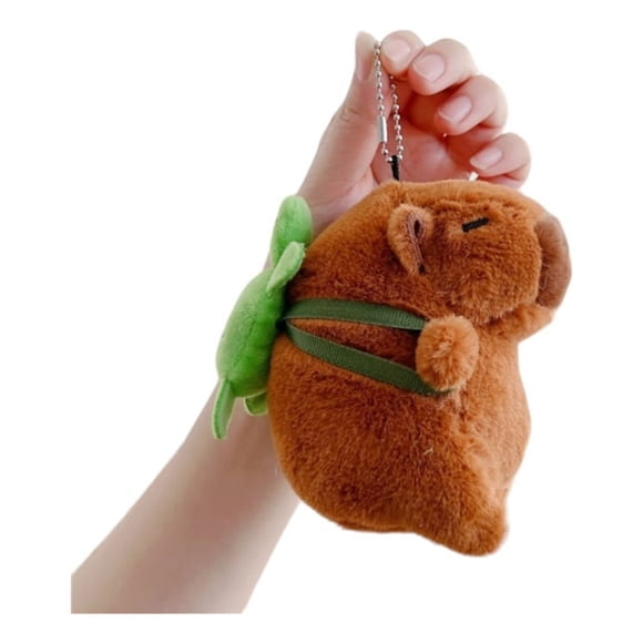 Peluche Llavero Colgante Capibara 14 Cm Aprox