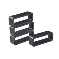 Magideal - 4 Piezas De Bucles De Correa De Reloj, Accesorios De Correa De Reloj De Resina, Anillo De Retención De Correa De Reloj, Bucles De Silicona Livianos, S 22Mm