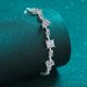 thumbnail image 3 of Pulsera de Cadena de Moissanita para Mujer 6/6.5/7 Pulgadas Color D VVS1 Pulseras de Plata Esterlina S925 con Diamantes Pulseras de Eslabones para Mujer, 3 of 7