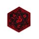 thumbnail image 1 of Alfombra Ukonic Dungeons & Dragons D20 roja 132 x 114 cm, 1 of 7