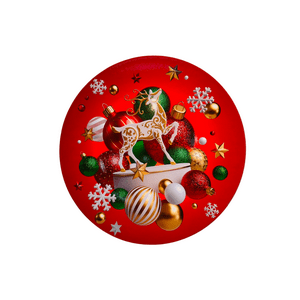 Decostilo - Pack Navideño 3 Platos De Plástico