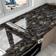 thumbnail image 1 of 1 Roll, Self-adhesive, Marble Pattern Wallpaper, Thickened Waterproof Kitchen Sticker, Furniture, Cabinet, High Temperature, Stain Resistant, Oiproof, Self-adhesive, Wall Sticker, 15.7'' X 118', 1 of 4