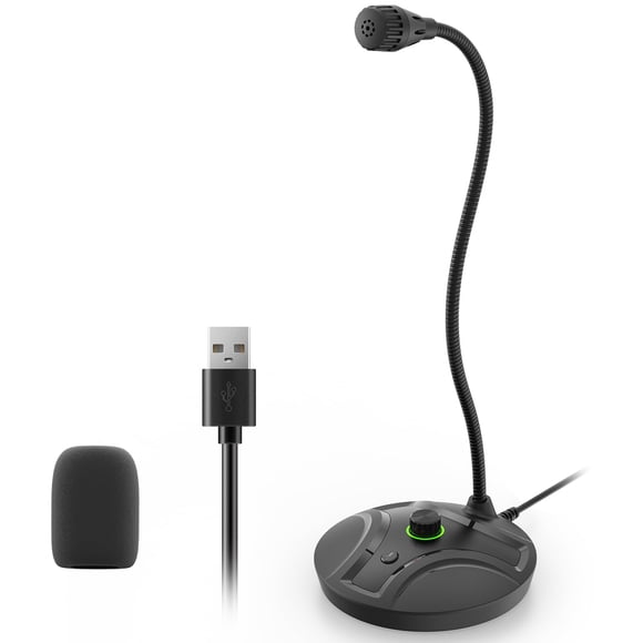 Micrófono CMOCIIY USB Plug & Play de condensador para PC