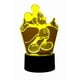 thumbnail image 4 of Lampara Ilusion 3D Mickey Mouse de 7 colores, Base touch, 4 of 8