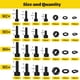 thumbnail image 2 of Kit de surtido de tornillos Fgruh 1760 piezas M2, M3, M4, M5, grado 129., 2 of 8
