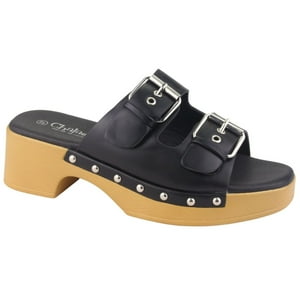 Sandalia Chalada Mujer Woodl-30 Negro Casual