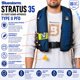 thumbnail image 4 of Chaleco Salvavidas Inflable BLUESTORM Stratus 35 para Adultos, 4 of 9