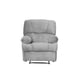 thumbnail image 1 of Bergere Perugia Reclinable Tela Velvet Gris, 1 of 3