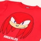 thumbnail image 3 of Polerón Cerrado Niño Nuckles Rojo Sonic, 3 of 3