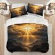 thumbnail image 1 of Holy Cross Pattern Bedding Set Soft And Comfortable, 1 of 5