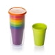 thumbnail image 1 of Juego de 8 vasos de plástico (8 oz) - Apto para microondas, lavavajillas y congelador - Vasos de plástico irrompibles y livianos - Úselos para jugos, agua y más, 1 of 8