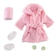 thumbnail image 4 of Accesorios De Fotografía Para Recién Nacidos, Albornoz, Disfraz Para Recién Nacido, Bata De Bebé Para Niños Pequeños, Color Rosa, 4 of 5