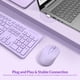 thumbnail image 2 of Set de oficina inalámbrico púrpura Rii: teclado y ratón, 2 of 7