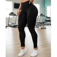 Flix Spa - Calza Deportiva Mujer Push Up Color Sólido