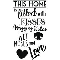 Rienda Libre Graphics - Decomural This Home Dog Ws-41494