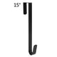 thumbnail image 2 of Colgador de guirnaldas Sattiyrch, 15 cm, para puerta de entrada, metal, color negro, 2 of 5