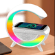 thumbnail image 2 of Cargador inalambrico parlante bluetooth lampara Blanco #1, 2 of 3