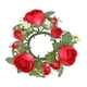 thumbnail image 3 of Vela De Pilar, Anillo, Corona, Candelabro De Pilar Para Fiesta, Boda, Acción De Gracias, Rojo Brillante, 3 of 3