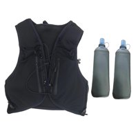 Ioensy - Chaleco De Hidratación Para Correr Con Botellas De Agua, Bolsa Deportiva Para Senderismo, Ciclismo, Talla S