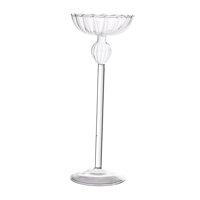 Magideal - Stumpenkerzenhalter Im Europäischen Stil Kerzenhalter Aus Glas Candlefort Teelichthalter Für Hochzeit Kaffee Esstisch Festival L