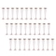 thumbnail image 3 of Paquete De 30 Copas, Copas De Champán, Plástico Desechable Para Eventos, Suministros Para Fiestas, Oro Rosa, 3 of 5
