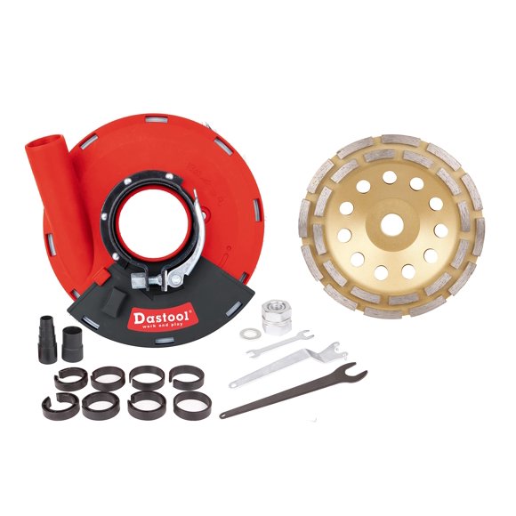 Cubierta antipolvo para amoladoras angulares Dastool Dt1902-180D 180 mm