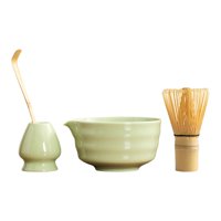 Magideal - Juego De Té Japonés Matcha, Juegos De Té, Cuenco De Matcha Japonés Tradicional Hecho A Mano Para Casa De Té, Utensilios Para Té Japoneses, Restaurante Verde Claro
