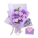 thumbnail image 5 of Ramo Jabón Flor Día De San Valentín Fiesta Novia Aniversario Boda Violeta, 5 of 5