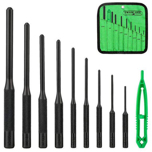 Juego de punzones para pasadores de resorte SWANLAKE GARDEN TOOLS - 9 piezas