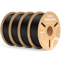 Filamento Para Impresora 3D Elegoo Rapid Petg De 1,75 Mm, Negro, 4 Kg