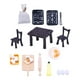thumbnail image 4 of 1/12 Dollhouse Utensilios De Cocina Miniatura Escritorio Y Silla Regalo Ornamento Artesanía, 4 of 5