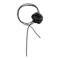 Ioensy - Gargantilla De Flores Para Mujer Y Niña, Collar Elegante Para Fiesta De Boda, Color Negro