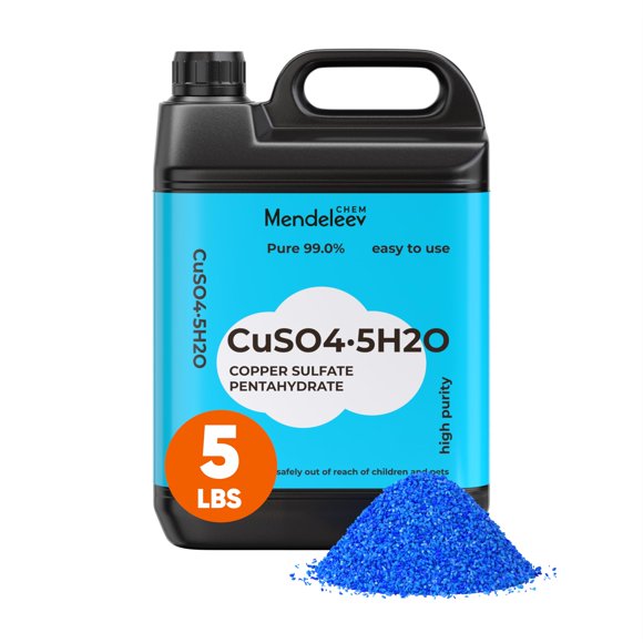 Sulfato de Cobre MENDELEEV STYLE Cristales Granulares 2,3 kg