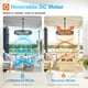thumbnail image 5 of Ventilador de techo exterior Addlon 20" IP65 impermeable con control remoto, 5 of 9