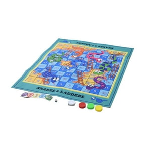 Total Upgrate - Juguete Alfombra De Serpientes Y Escaleras 80X70Cm Fichas